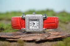 Chopard Happy Sport Diamanten Damenuhr, 18kt Weißgold / UNGETRAGEN / Ref.  419 1