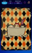 Topps Disney sammeln seltene Albtraum vor Weihnachten Karte - Schloss, Schock & Fass