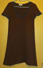 Schöne Kurzarm Long Pulli Sweat Pullover Kleid Tunika dwp Gr. S Baby Alpaka NEU