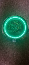 N-0278 Mexican - Deko Retro Neon Uhr Clock Wanduhr Neonuhr Neonclock Werkstatt