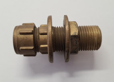 15mm Kompression Straight Tank Verbinder Messing Sanitär Fitting für Kupferrohr