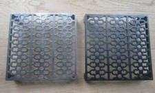 Extra große 9 x 9 "Gusseisen Air Brick Vent VICTORIAN PATTERN Vintage Repro