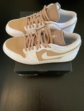Air Jordan 1 Low Hemp White Tan Gr. 44,5