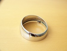 Vintage Fahrrad Miller große vorne Licht Chrom Linse Abdeckung Verkleidung 95mm NOS