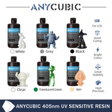 ANYCUBIC 3D Drucker Resin LCD UV-härtendes Harz 405nm Photopolymerharz Harz