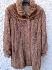 Pelzjacke braun Vintage Größe 38 - Pelzart unbekannt aber sehr seidig und schön