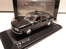 Minichamps VW 411 LE Limousine 1969 Taxi schwarz 1:43 Art. 400051195 OVP