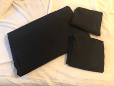 Bettwäsche Microfaser Schwarz 200x200 cm, 3-teilig - Kissen 80x80 cm - Amazon