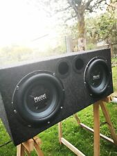 UNIKAT Magnat HIGH END AUTO Subwoofer Kiste MIT Verstärker I ca 1000 Watt RMS