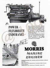 MORRIS MARINE MOTOREN-COMMODORE MOTOR ADVERT 1956 BOOT MOTOR ADVERT