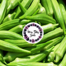 Okra Clemson Spineless 30 Samen Gemüse alte Sorte organisch Ertrag samenfest