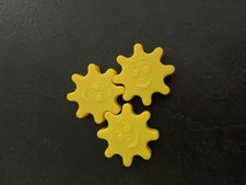 Ersatzteile 3 gelbe Zahnräder LOGI-GEISTER RAVENSBURGER * 5 - 10 Jahre