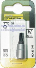 PROXXON AUSWAHL TORX Einsätze Bit Einsatz kurz TTX5 - TTX40 Antrieb 6,3mm (1/4")