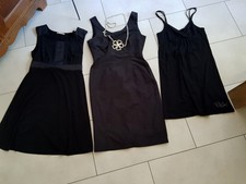 3 tolle Markenkleider, Kleiderpaket, Größe 36 bzw. S in schwarz - TOP