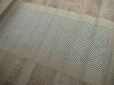 Teppich Flachgewebe Brücke 67 x 140 cm Läufer Nature grau beige E189