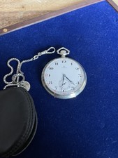 Omega Taschenuhr mit Uhrenkette