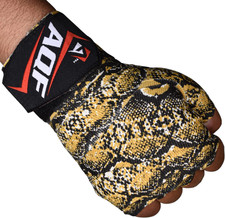 AQF Boxen Handwickel 4 Meter elastische Bandagen mit Daumenschlaufe - für MMA &