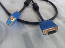 1,8m VGA Verlängerungskabel PC Monitor Kabel Verlängerung 