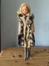 Vintage Mattel Barbie Wildleder und Fell komplettes Outfit von 1970s