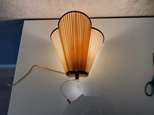 Original Wandlampe Lampe Tütenlampe Nierentisch Ära 1950 / 1960er Jahre Messing