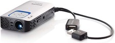Philips PicoPix PPX2340 (sp) Taschenprojektor USB QuickLink, Akku, 4GB Speicher