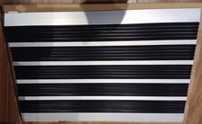 Nicoman Aluminium Barriere Schmutz-Trapper Tür Matte Metall kratzen Matte zusammengesetzt 60x40cm