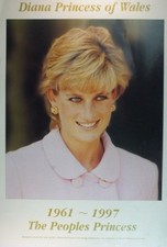 Diana Princess of Wales 1961-1997 The peoples Princess Kunstplakat 0-2379