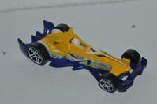 Hot Wheels F RACER Thrill Racer Laufbahn Gelb Gebraucht Gute Bedingungen 1:64