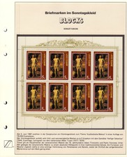 Sowjetunion 1987 Gemälde Dürer/Tizian postfrisch im Kleinbogen, Michelwert 200 €