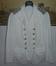 NVA Volksmarine weiße Jacke Dientsuniform 1964 Kapitänleutnant Seestreitkräfte