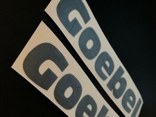Goebel Mofa Moped Aufkleber Schriftzug Tankaufkleber Seitendeckel