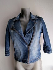 ZARA Damen Jeansjacke Gr. M 36/38 Farbe blau Top Zustand!