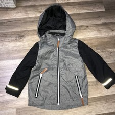 439. H&M Hardshelljacke Funktionsjacke abnehmbare Kapuze innen Fleece Gr. 98 