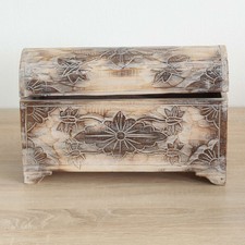 B-Ware Truhe Schatztruhe Dekotruhe Dekokiste Shabby Chic Landhausstil 25 cm T1 