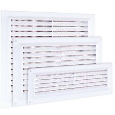 Weiße Louvre Air Vent Kunststoff kleine-große Lüftungskanal Tür Mauer Grill