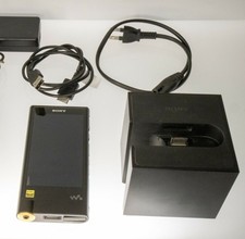Sony Walkman NW-ZX2 Hi-Res Neu Batterie Mit Wiege BCR-NWH10 Gebraucht Von Japan