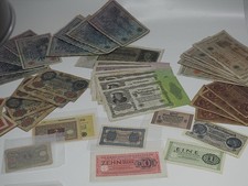 große SAMMLUNG 100 Stk alte BANKNOTEN DEUTSCHES REICH Reichsmark 1910er-1940er