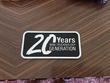  Schild Aufkleber MAN neu super deko Trucknology Fan ARTIKEL Club 4 Stück