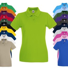 Fruit of the Loom Ladies Premium Polo Shirt - Damen Kurzarm Polo F520