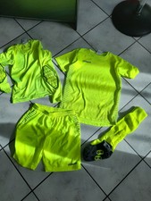 Uhlsport Score Torwart Set Kinder Fußball Trikot Hose Baselayer Stutzen gelb