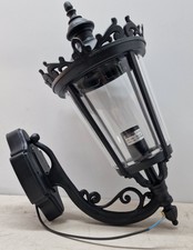 DURALITE GARTENLATERNE UND ARM KOMPLETT MIT BASIS FÜR WANDINSTALLATION E27