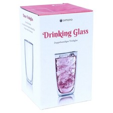 Doppelwandige Trinkgläser 4 st. + Jumbo Teekanne mit Filter