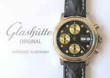 Glashütte GUB Eleganter Automatik Luxus Herren Chronograph Neu Zertifikat 1994