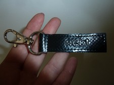 Nekt Schlüsselanhänger schwarz silber Karabinerhaken Lastwagenplane Pantone