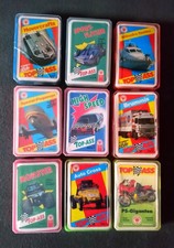 Quartett Konvolut 9 Stück Autos Flugzeuge Yachten Boote Brummis LKW Motorräder 