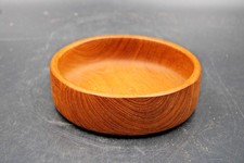 Vintage Teakholz Schale Schüssel Mid Century Teak 60er / 70er Jahre Ø 14,5 cm