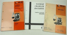 Yanmar B15 Crawler Backhoe Parts Catalog Ersatzteilliste in englisch 11/1997