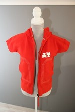 Levis Kaputzen Sweatjacke kurzarm rot Gr. XS