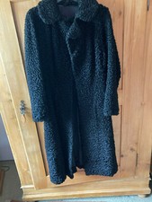 wunderschöner Persianer Mantel, schwarz