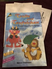 Bastelbuch Trolle Und Teufelchen Märchen Fensterbild Tonkarton Bastelheft